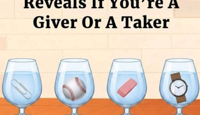 Which Glass Has More Water? Your Answer Reveals If You’re a Giver or a Taker